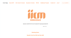 Desktop Screenshot of iicm.ie