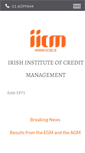 Mobile Screenshot of iicm.ie